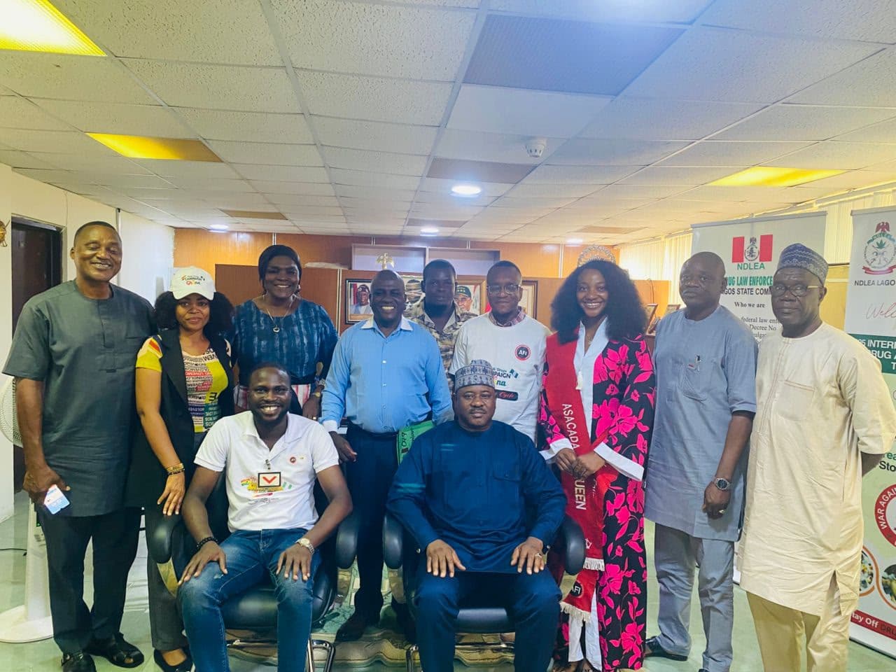 World Drug Day Campaign Courtsey Visit by AFI delegates